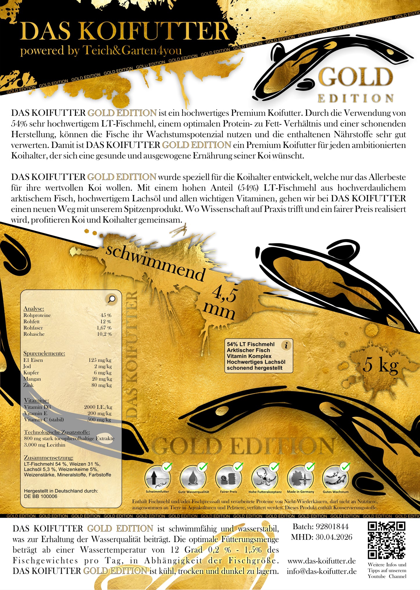 Koifutter, koi futter, koifutter kaufen, koi ganzjahresfutter, koi winterfutter, koi wachstumsfutter, koi mikronährstoffe, koifutter für wachstum, koifutter günstig, koifutter fischmehl, koifutter jumbo koi, koifutter tosai, koifutter nisai, koifutter online kaufen, koifutter youtube, koi futter bestellen, koifutter preiswert, koifutter discount, koifutter rabatt, koifutter schwimmend, koi handfütterung, koi snacks, koi taler, koifutter riesentaler, koi leckerlies, das koifutter gold edition